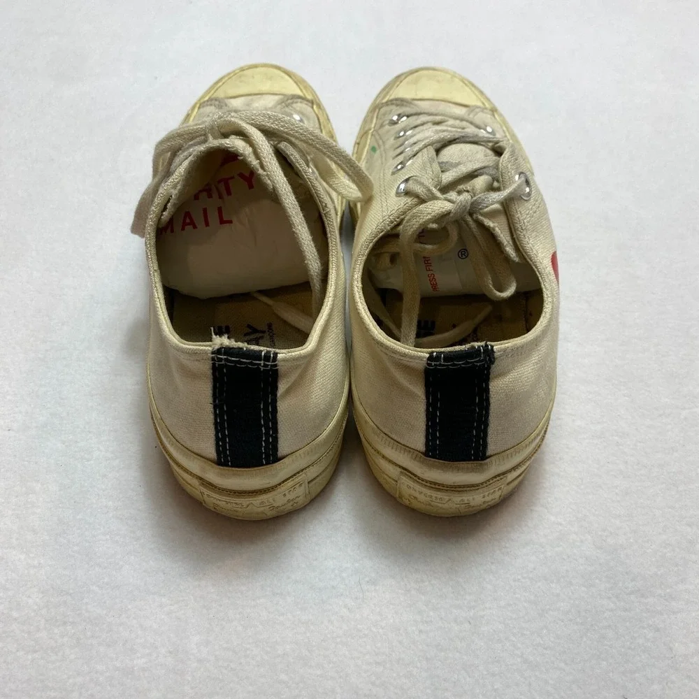Chuck Taylor Sneakers Unisex 7 Off White Converse Comme Des Gascons - Picture 5 of 8